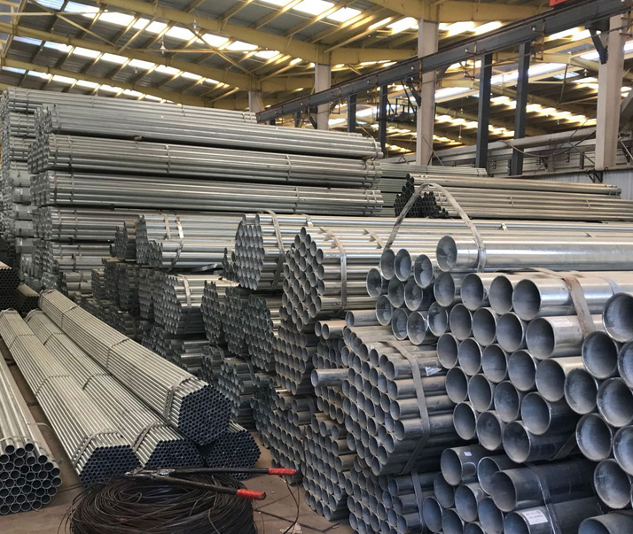 神农架q235b热镀锌带钢管